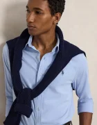 Polo Ralph Lauren риза мъжка с памук синя 710B26145