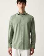 Polo Ralph Lauren риза мъжка с памук зелена 710B22592