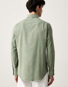 Polo Ralph Lauren риза мъжка с памук зелена 710B22592