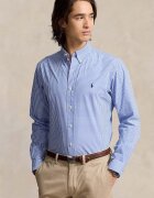 Polo Ralph Lauren Риза мъжка в синьо с кройка по тялото яка копче 710928254
