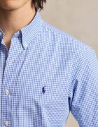 Polo Ralph Lauren Риза мъжка в синьо с кройка по тялото яка копче 710928254
