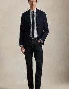 Polo Ralph Lauren Риза в бяло с кройка по тялото с италианска яка 710968938
