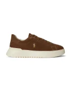 Polo Ralph Lauren Rlite Court маратонки мъжки от велур кафяви 809P15729003