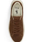 Polo Ralph Lauren Rlite Court маратонки мъжки от велур кафяви 809P15729003