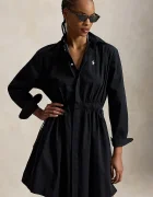 Polo Ralph Lauren рокля от памук MW CTN PW-WVN-DRESSES черна 211B19986002
