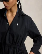 Polo Ralph Lauren рокля от памук MW CTN PW-WVN-DRESSES черна 211B19986002