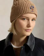 Polo Ralph Lauren шапка beanie дамска кафява 455P18118