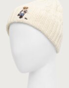 Polo Ralph Lauren шапка дамска от вълнена материя бежова 455P23848