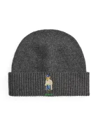 Polo Ralph Lauren шапка мъжка с вълна сива 449P20301