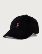 Polo Ralph Lauren шапка с козирка дамска от кадиге черна 211A90413