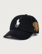 Polo Ralph Lauren шапка с козирка мъжка от памук черна 710B28685