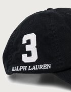 Polo Ralph Lauren шапка с козирка мъжка от памук черна 710B28685