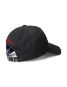 Polo Ralph Lauren Шапка с козирка в черно с изчистен дизайн 710834737