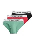 Polo Ralph Lauren слипове мъжки с памук 3 броя зелени 714840543