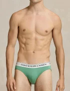 Polo Ralph Lauren слипове мъжки с памук 3 броя зелени 714840543