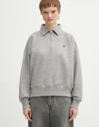 Polo Ralph Lauren Суичър ARCTIC FLEECE в сиво с изчистен дизайн 211B18685004