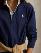 Polo Ralph Lauren суичър дамски от памук тъмносин 211B17797