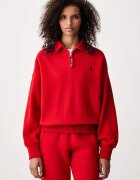 Polo Ralph Lauren суичър дамски с памук червен 211B18685