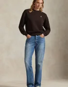 Polo Ralph Lauren суичър дамски с памук кафяв 211971697