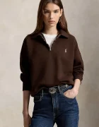 Polo Ralph Lauren суичър дамски с памук кафяв 211B18685