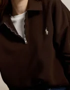 Polo Ralph Lauren суичър дамски с памук кафяв 211B18685