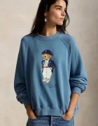 Polo Ralph Lauren суичър дамски с памук син 211B17778