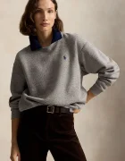 Polo Ralph Lauren суичър дамски с памук сив 211B17785