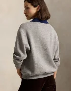 Polo Ralph Lauren суичър дамски с памук сив 211B17785