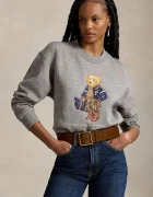 Polo Ralph Lauren суичър дамски с памук сив 211B17788