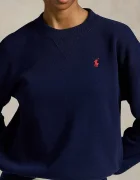 Polo Ralph Lauren суичър дамски с памук тъмносин 211971697