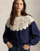 Polo Ralph Lauren суичър дамски с памук тъмносин 211B23859
