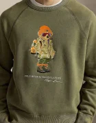 Polo Ralph Lauren суичър мъжки с памук зелен 710B28795