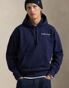 Polo Ralph Lauren Суичър мъжки в черно с качулка с принт