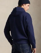 Polo Ralph Lauren Суичър мъжки в черно с качулка с принт