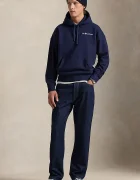 Polo Ralph Lauren Суичър мъжки в черно с качулка с принт