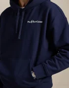 Polo Ralph Lauren Суичър мъжки в черно с качулка с принт