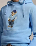 Polo Ralph Lauren Суичър мъжки в синьо с качулка с принт 710B14619