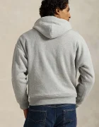 Polo Ralph Lauren Суичър мъжки в сиво с качулка с десен 710P03957