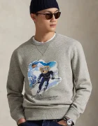 Polo Ralph Lauren Суичър мъжки в сиво с принт 710B13911