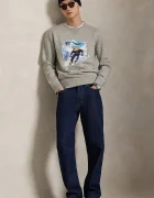 Polo Ralph Lauren Суичър мъжки в сиво с принт 710B13911
