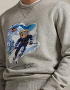 Polo Ralph Lauren Суичър мъжки в сиво с принт 710B13911