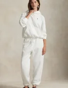 Polo Ralph Lauren суичър с качулка дамски с памук бял 211971691