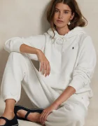 Polo Ralph Lauren суичър с качулка дамски с памук бял 211971691