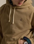 Polo Ralph Lauren суичър с качулка мъжки с памук кафяв 710766778