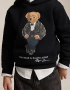 Polo Ralph Lauren суичър с качулка за деца с памук черен 322B29158001