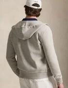 Polo Ralph Lauren суичър с цип и качулка сив 710881517