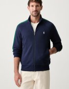 Polo Ralph Lauren суичър с цип мъжки с памук тъмносин 710B20430