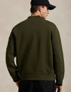 Polo Ralph Lauren суичър с цип мъжки с памук зелен 710980339