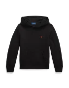 Polo Ralph Lauren Суичър в черно с качулка с изчистен дизайн 323749954059