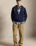 Polo Ralph Lauren Суичър в тъмносиньо с качулка с изчистен дизайн